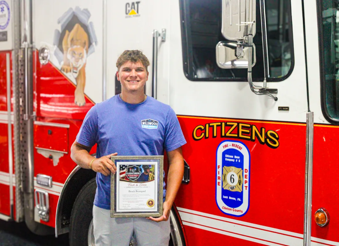 Local firefighter awarded for bravery in June